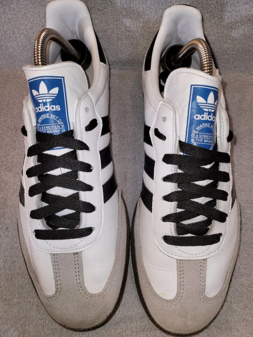 Adidas Samba OG Women's Size 9.5 White Black Brown Gum Sneakers IG9030 (#1019)